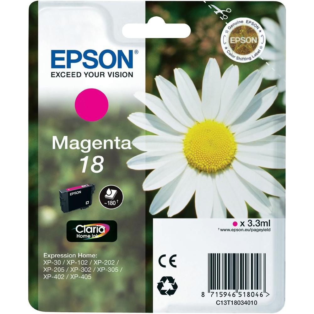 Epson 18 Magenta Kırmızı Mürekkep Kartuş T18034020