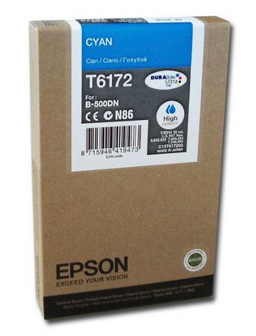 Epson B500-510 Cyan Mavi Yüksek Kapasite Mürekkep Kartuş T617200