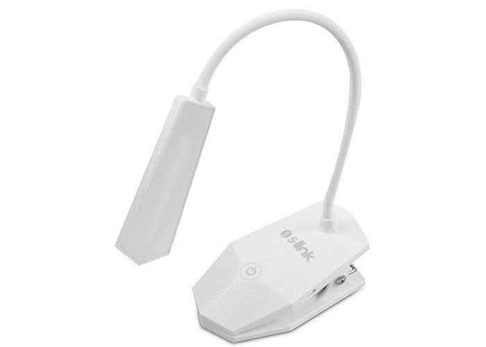S-link SL-8720 Beyaz 14 LED Şarjlı 800mAh Taşınabilir Masa Lambası
