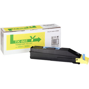Kyocera TK-865Y Yellow Sarı Orjinal Fotokopi Toneri Taskalfa 250ci-300ci 12.000 Sayfa