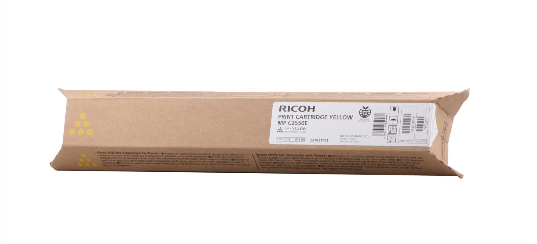 Ricoh MP C2030 Yellow Sarı Orjinal Fotokopi Toneri MP C2050-2530-2550 5.500 Sayfa