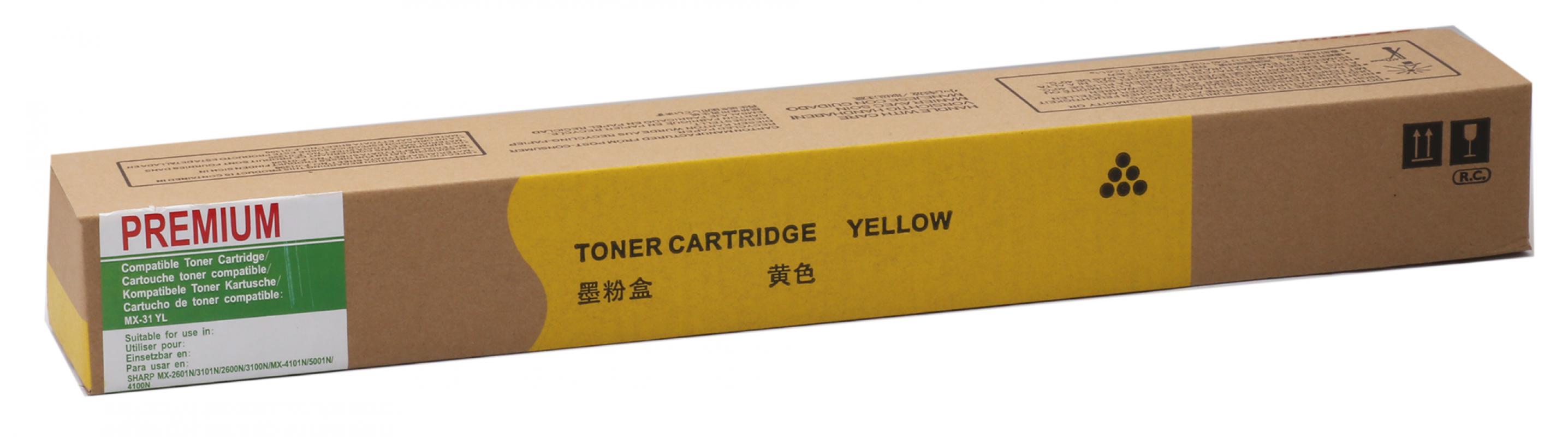 Elba Sharp MX-2301-2600-3100-4500 Sarı Muadil Toner