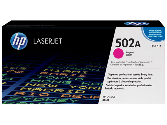 HP 502A Magenta Kırmızı 4.000 Sayfa Toner Q6473A