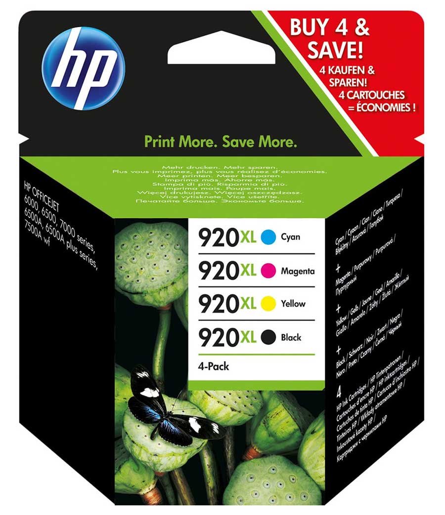 HP 920XL 4 Renk Multipack Kartuş Takımı C2N92AE