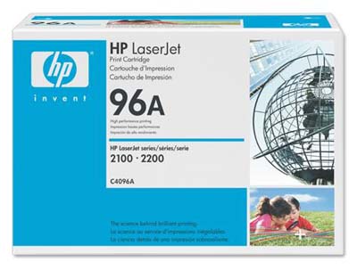 HP 96A Black Siyah 5.000 Sayfa Toner C4096A