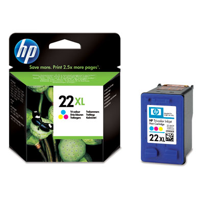 HP 22XL Color Renkli Yüksek Kapasite Kartuş C9352CE