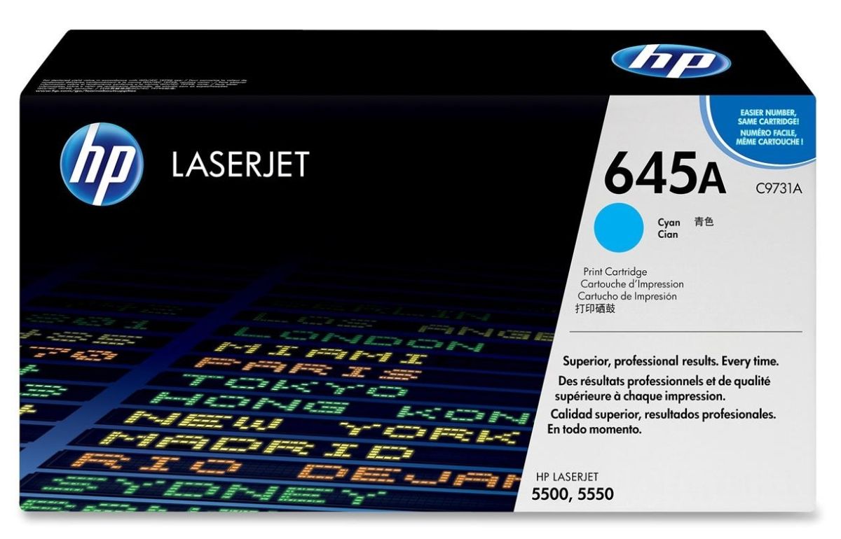 HP 645A Cyan Mavi 12.000 Sayfa Toner C9731A