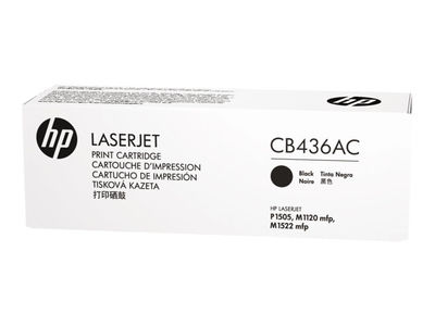 HP Taahhütlü Black Siyah 2.000 Sayfa Toner CB436AC