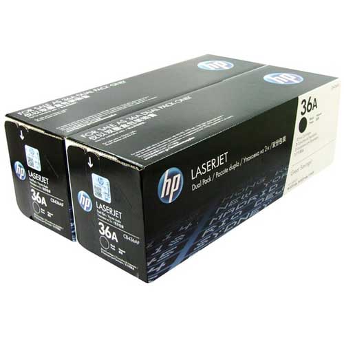 HP 36A Black Siyah Çiftli 2.000 Sayfa Toner CB436AF