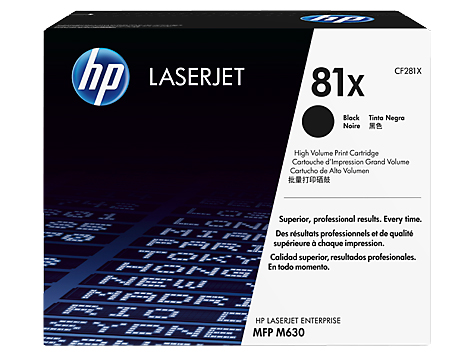 HP 81X Black Siyah Yüksek Kapasite 25.000 Sayfa Toner