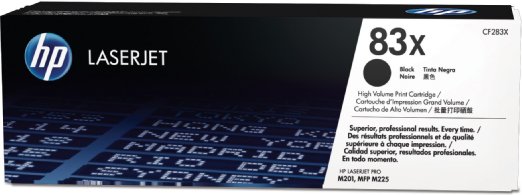HP 83X Black Siyah Yüksek Kapasite 2.200 Sayfa Toner CF283X
