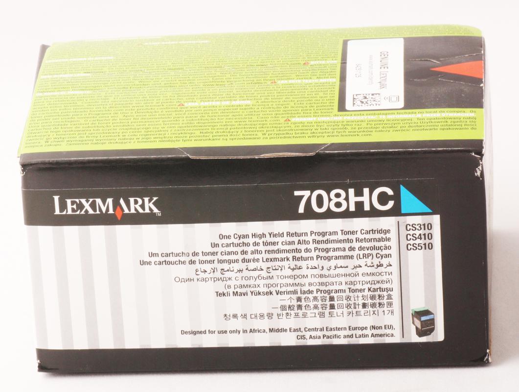 Lexmark 70C8HC0 3.000 Sayfa Cyan Mavi Toner CS310-410-510 708HC
