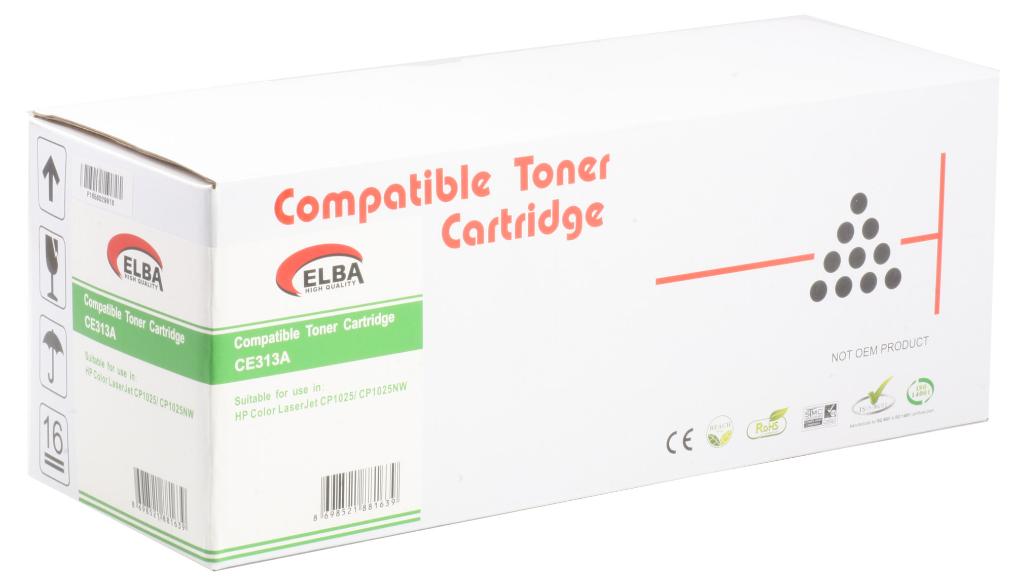 ELBA HP CE313A (126A) LaserJet CP1025 KIRMIZI TONE