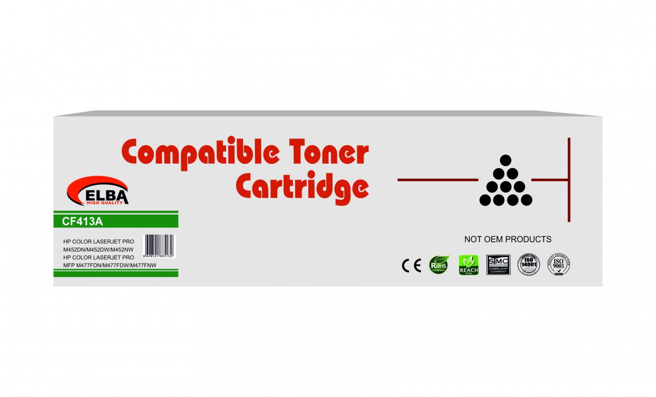 Elba HP CF413A Kırmızı Muadil Toner