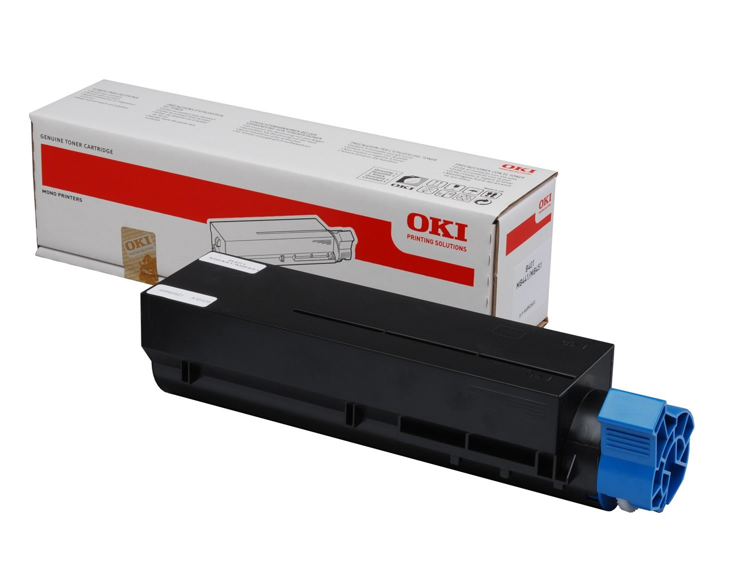 Oki B401 MB441-451 1.500 Sayfa Black Siyah Toner 44992403