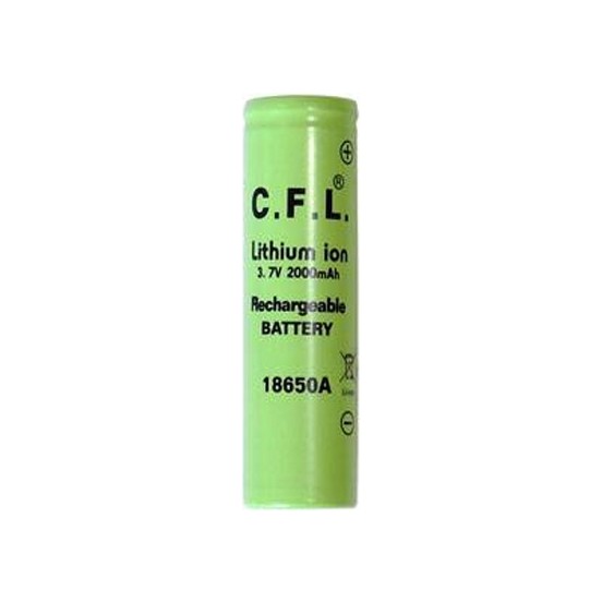 Supex 18650-2500S Şarjlı 3.7 V-2500 mAh Lityum Pil