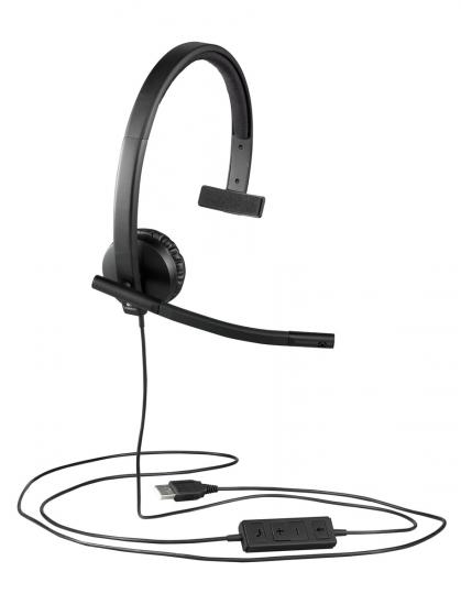 Logitech 981-000571 H570E Mono Usb Tek Taraflı Headset Mikrofonlu Kulaklık