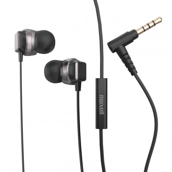 Maxell Metallix Space Grey Kulakiçi Mikrofonlu Kulaklık Tek Jaklı