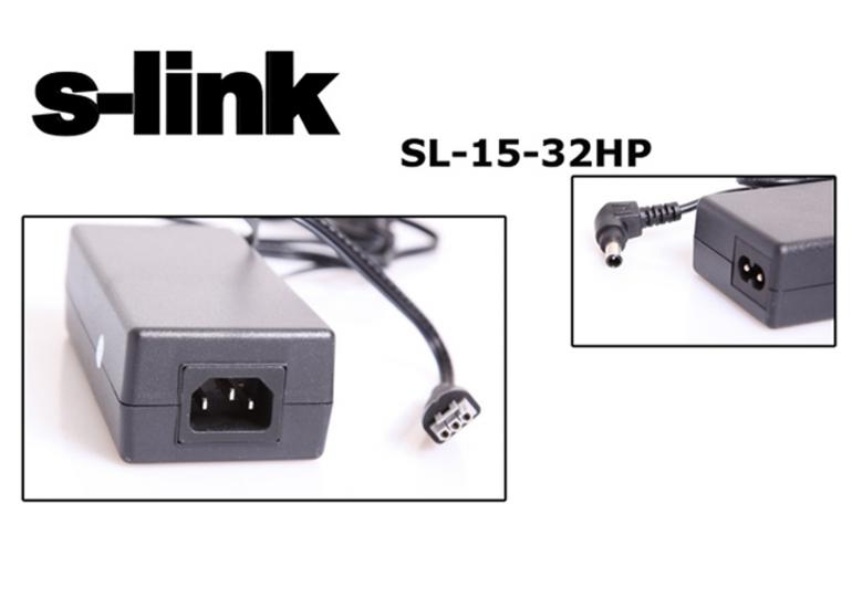 S-link SL-15-32HP 15-32v hp Yazıcı Adaptörü