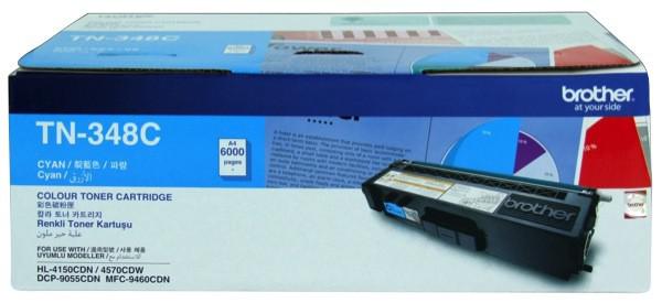 Brother TN-348C 6.000 Sayfa Cyan Mavi Toner HL-4150-4570 DCP-9055 MFC-9460-9970