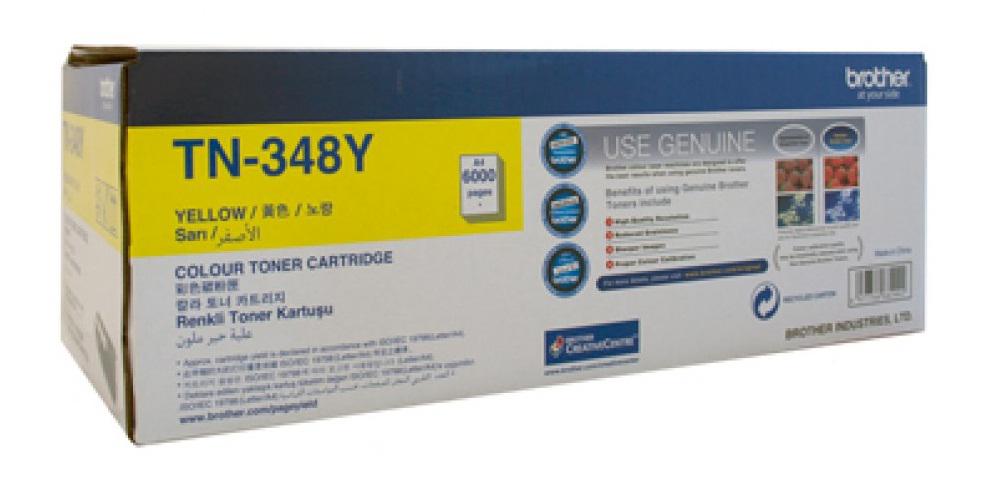 Brother TN-348Y 6.000 Sayfa Yellow Sarı Toner HL-4150-4570 DCP-9055 MFC-9460-9970