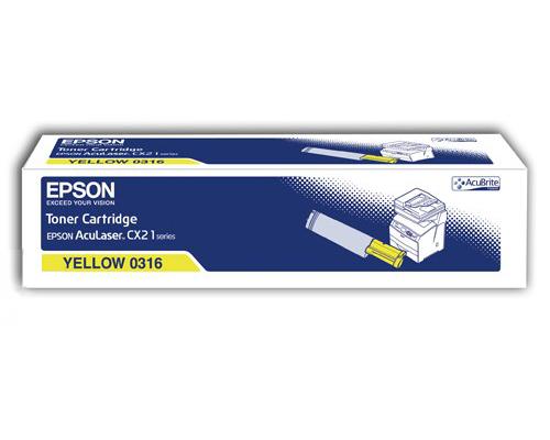 Epson CX21 Yellow Sarı 5.000 Sayfa Toner S050316