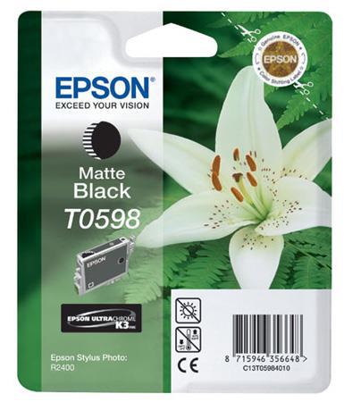 Epson R2400 Matte Black Mat Siyah Mürekkep Kartuş T05984020