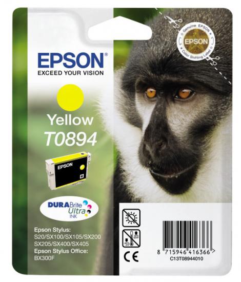 Epson SX100-105-205 Yellow Sarı Mürekkep Kartuş T08944021