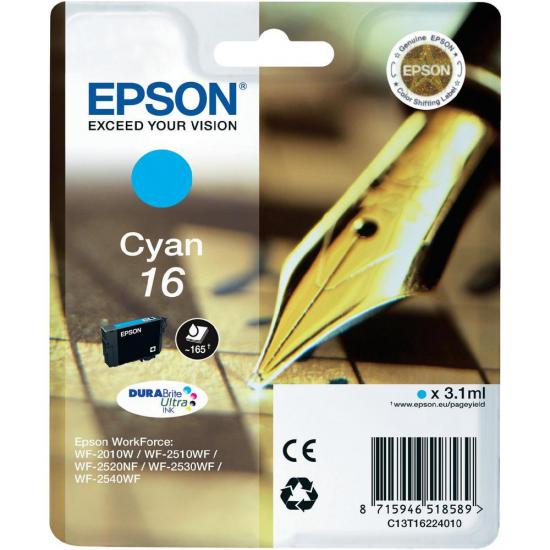 Epson 16 Cyan Mavi Mürekkep Kartuş T16224022