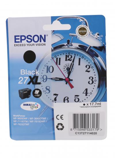 Epson 27XL Black Siyah Mürekkep Kartuş T27114022