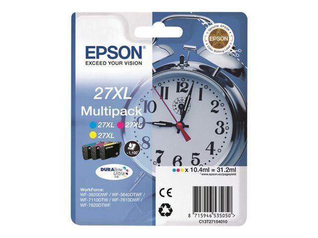 Epson 27XL Multipack 3’lü Mürekkep Kartuş T27154022