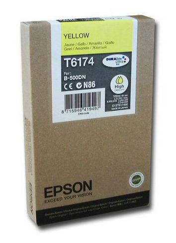 Epson B500-510 Yellow Sarı Yüksek Kapasite Mürekkep Kartuş T617400