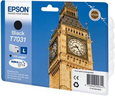 Epson T7031 Black Siyah 1.200 Sayfa Mürekkep Kartuş T70314010