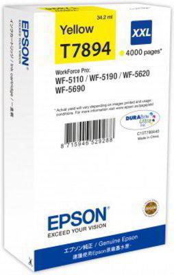 Epson T8784 XXL Yellow Sarı Mürekkep Kartuş T878440 WF-R5690