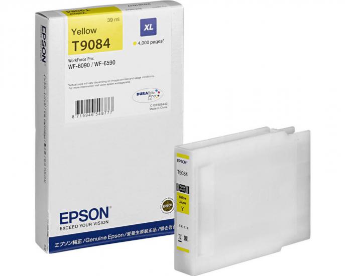 Epson T9084 XL Yellow Sarı Mürekkep Kartuş T908440 WF-R6590
