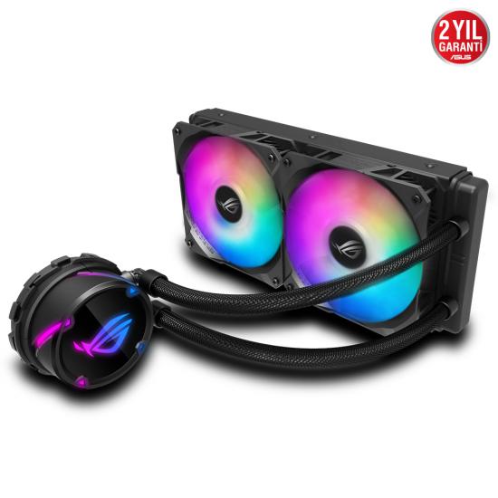 Asus Rog Strıx Lc 240 Rgb  Aura Sync Rgb 240Mm Fan Sıvı Cpu Soğutucusu - 5Y Garantı