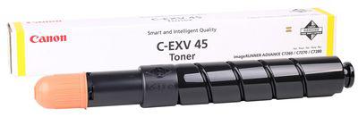 Canon C-EXV45Y Yellow Sarı Orjinal Fotokopi Toneri IR C- C7200-C7260-C7270-C7280 52.000 Sayfa
