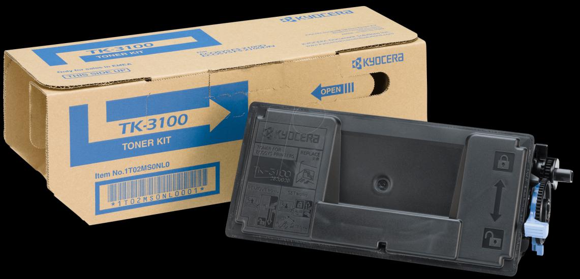 Kyocera TK-3100 Orjinal Fotokopi Toneri Ecosys M3040-3540dn FS-2100D-4100-4200-4300 12.500 Sayfa