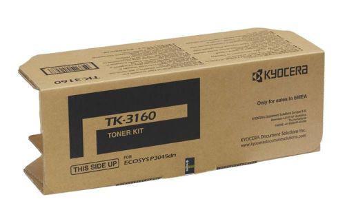 Kyocera TK-3160 Orjinal Fotokopi Toneri Ecosys M3145dn 12.500 Sayfa