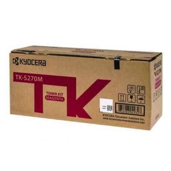 Kyocera TK-5270M Magenta Kırmızı Orjinal Fotokopi Toneri Ecosys M6230cdn-M6230cidn-M6630cdn