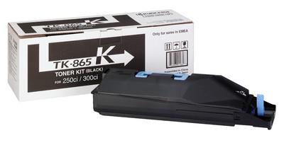 Kyocera TK-865K Black Siyah Orjinal Fotokopi Toneri Taskalfa 250ci-300ci 20.000 Sayfa