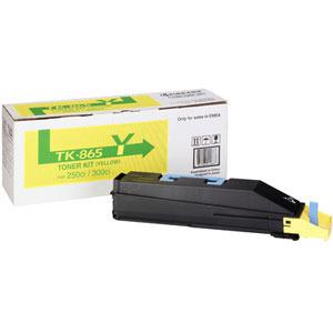 Kyocera TK-865Y Yellow Sarı Orjinal Fotokopi Toneri Taskalfa 250ci-300ci 12.000 Sayfa