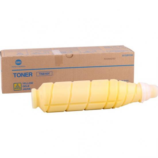 Konica Minolta TN-616Y Yellow Sarı Orjinal Fotokopi Toneri Bizhup C6000-7000