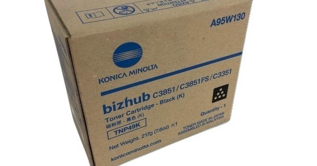 Konica Minolta TNP49K Black Siyah Orjinal Fotokopi Toneri Bizhup C3351-3851