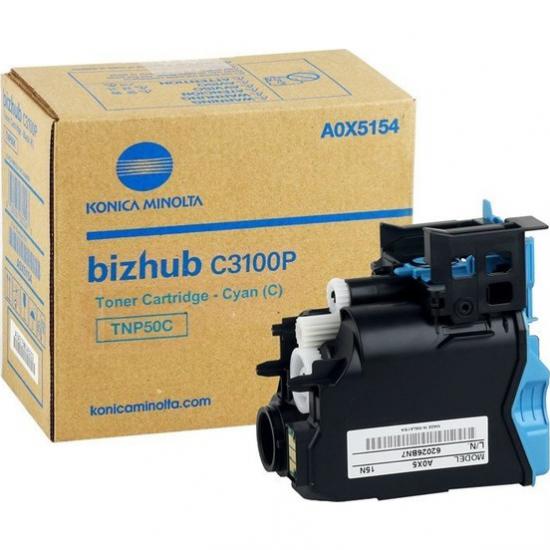Minolta Bizhup C3100P MAVİ TONER (TNP50C)