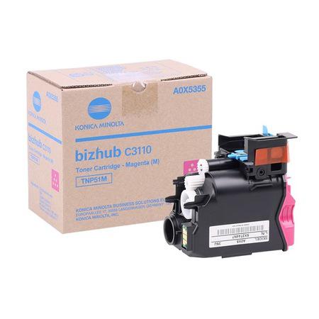 Konica Minolta TNP51M Magenta Kırmızı Orjinal Fotokopi Toneri Bizhup C3110 A0X5355