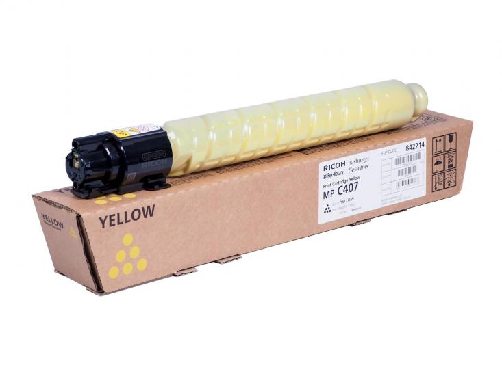 Ricoh MP C407 Yellow Sarı Orjinal Fotokopi Toneri MP C407spf 8.000 Sayfa