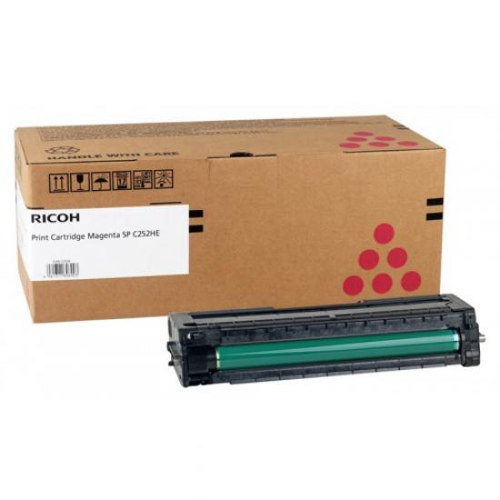 Ricoh SP C252HE Magenta Kırmızı Orjinal Toner SP C252sf 6.000 Sayfa