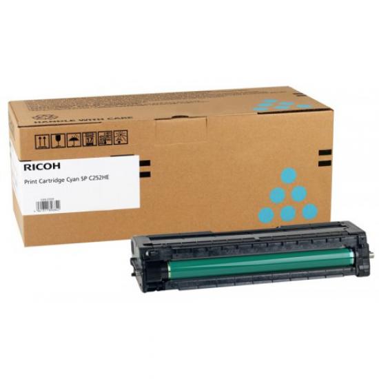 Ricoh SP C252HE Cyan Mavi Orjinal Toner SP C252sf 6.000 Sayfa