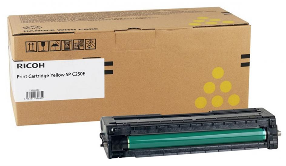 Ricoh SPC 250E Yellow Sarı Orjinal Toner Spc-250-260-261 1.600 Sayfa